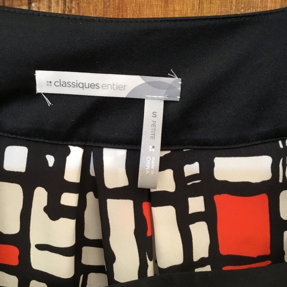 Classiques Entier silk blouse, size SP, left side zipper relief, - Picture 2 of 3